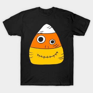 Zombie Candy Corn Halloween Graphic T-Shirt